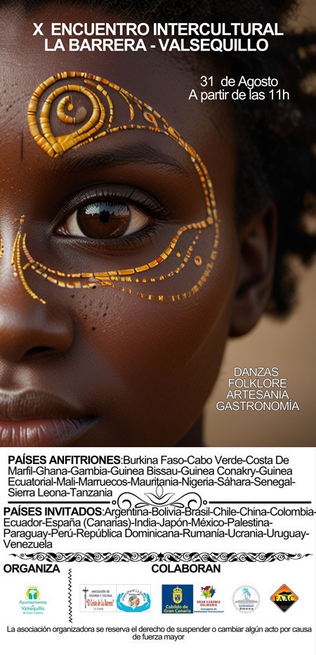 Cartel encuentro intercultural 2024