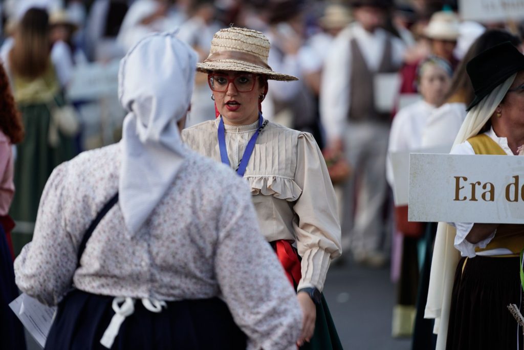 Asistentes a la romería