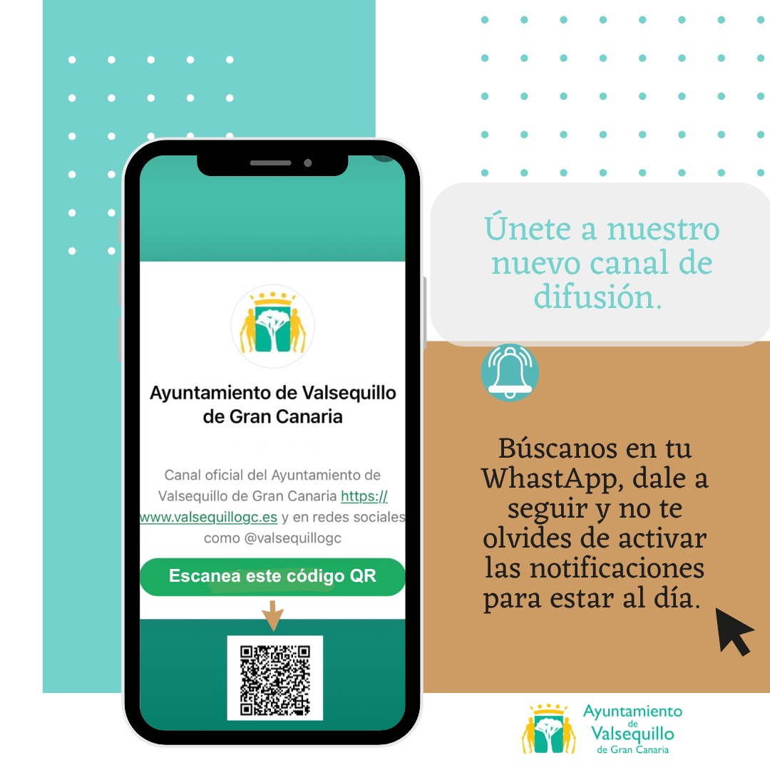 Promoción del canal del Ayuntamiento en Whatsapp