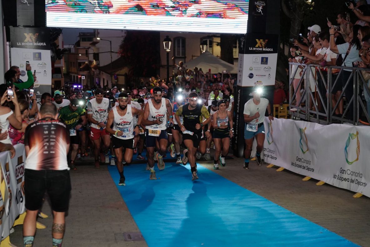 Los corredores en el momento de la salida